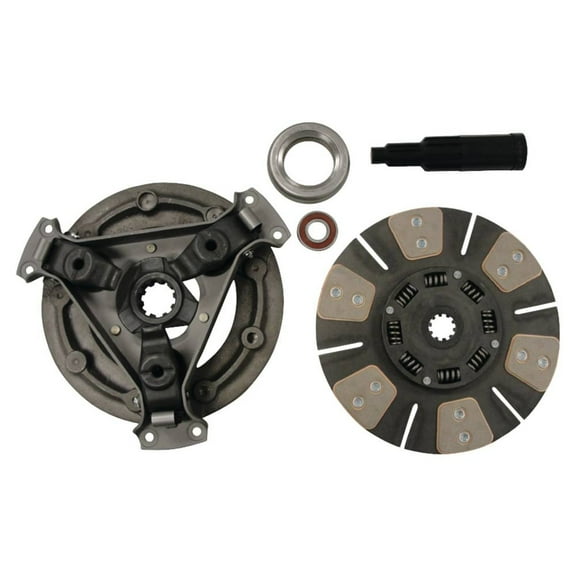 11" Clutch Kit Compatible with Case IH International Harvester 454 464 484 574 584 674 684 784 884 Tractor 10 Spline Single 3 Finger Pressure Plate 1500655C91 68211C91 APPLICATIONS 42HP