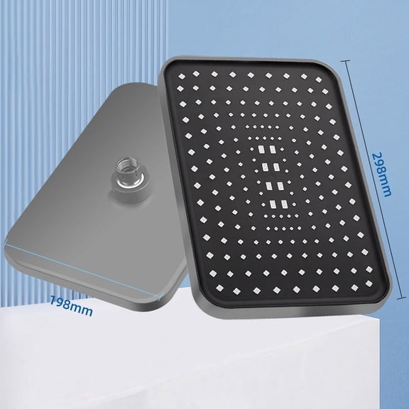 New 12 Inch High Pressure Top Spray Rain Shower Head Larger Flow Supercharge Rai