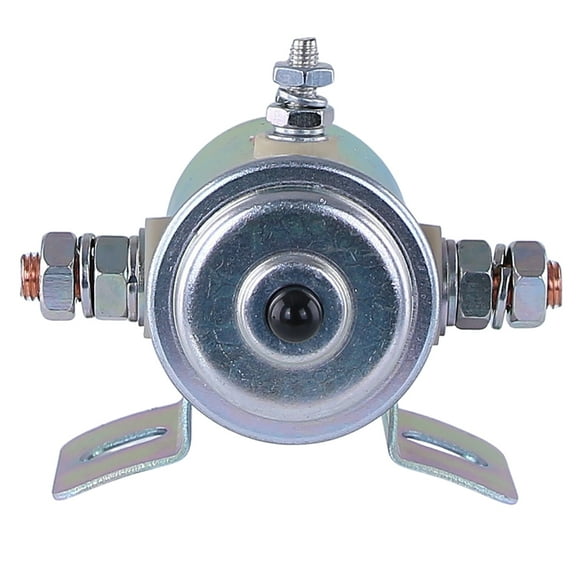 New 12 Volt 3 Terminal Solenoid With Push Button Fits Universal Rated To 60 Amps