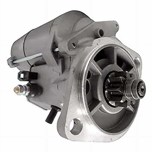 New 12 Volt 9 Tooth Starter Compatible With Massey Ferguson Tractor Compact Mf-1758 2013-2018 by Part Number 4380000670 438000-0670