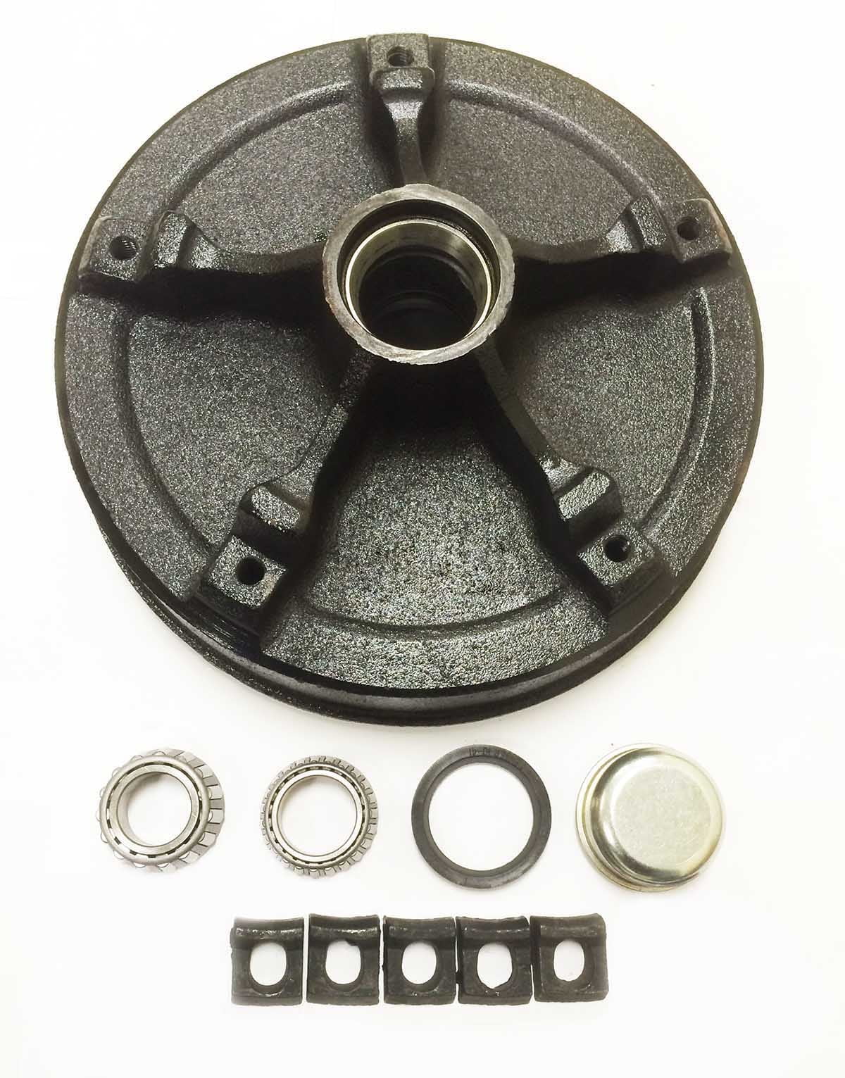 New 12 x 2 Mobile Home Trailer Brake Drum Kit with Dexter