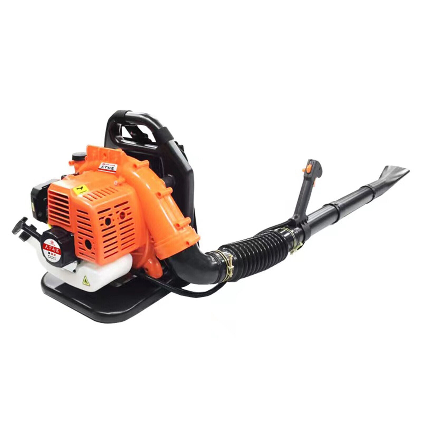 New 1250W 7000r/min Orange Commercial Gas Powered Grass Lawn Blower Backpack Leaf Blowing Machine 2 Stroke