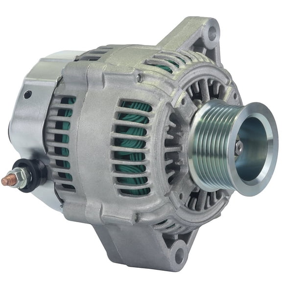 OEM Grade 12V 125A Alternator Compatible with 1996-1997 Dodge Viper 8.0L V10 SFI 488CID 7990cc External Regulator 7-Groove Serpentine Round Plug 4848662 121000-4220 1210004220