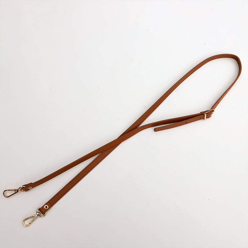 New 128cm 1.2cm Wide Long Adjustable PU Leather Bag Strap For Crossbody Shoulder Bag Strap