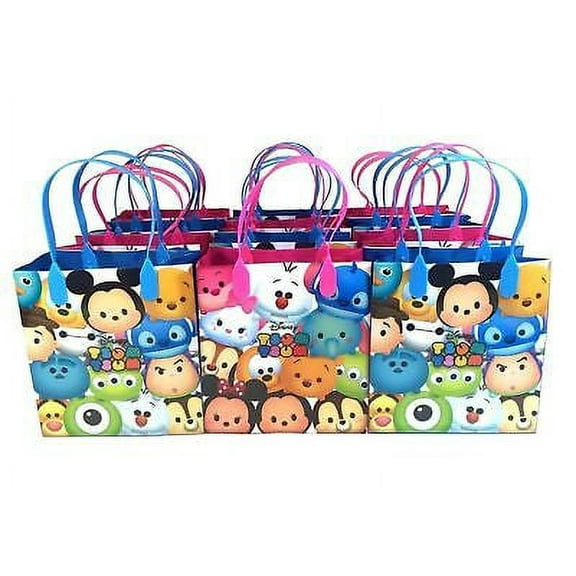 New 12PCS Disney Tsum Tsum Licensed Goodie Party Favor Gift Birthday Loot Bags