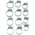 thumbnail image 1 of New 12Pc Hose Clamp Set Assortment Kit Pack Plumbing Automotive Secure Fitting, 1 of 1