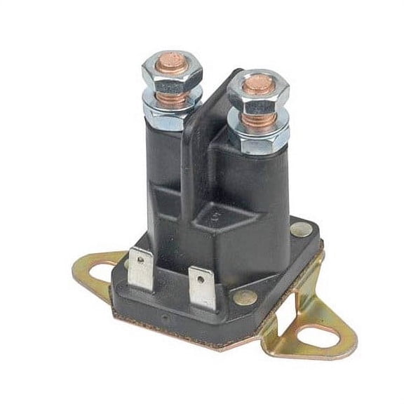 New Continuous Duty 12 Volt 100 Amp SPST Solenoid Relay Compatible with Marine Agricultural Industrial Construction Lawn Tractor Golf Cart Winch Snow Plow 4-Terminal Silver Contacts