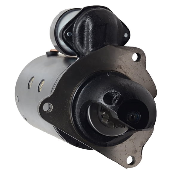 New 12 Volt Direct Drive Starter Compatible with Allis Chalmers Loader 705D 706D 708D 710C 714C 716C 766 Lift Truck 766D 433 Diesel Replaces 1998370 1109255 323-698 323698 1998366 4-Cyl