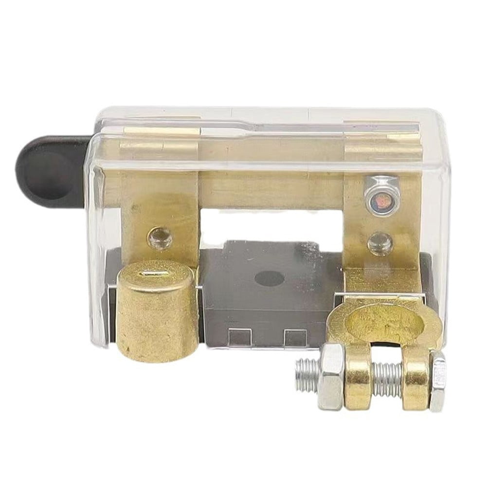 Quick Battery Disconnect Switch - Top Post 12V/125A Isolator With Anti-Corrosion Washers For Car, Truck, RV, Marine
