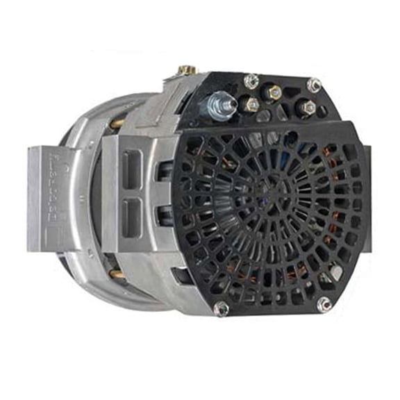 New Heavy Duty 320 Amp 12V Alternator 40SI Brushless Pad Mount CW Compatible with Freightliner Peterbilt Mack Volvo International Fire Truck Emergency RV Equipment 8600628 3711093