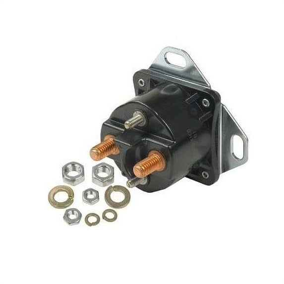 New 12V 4-Terminal Starter Solenoid Compatible with John Deere 4030-8850 Tractor Series 100 Amp Flat 90 Sealed Yale 514526300 4088461-0001 SAZ4201CJ AT40955 AT68973 RE164448 RE170320