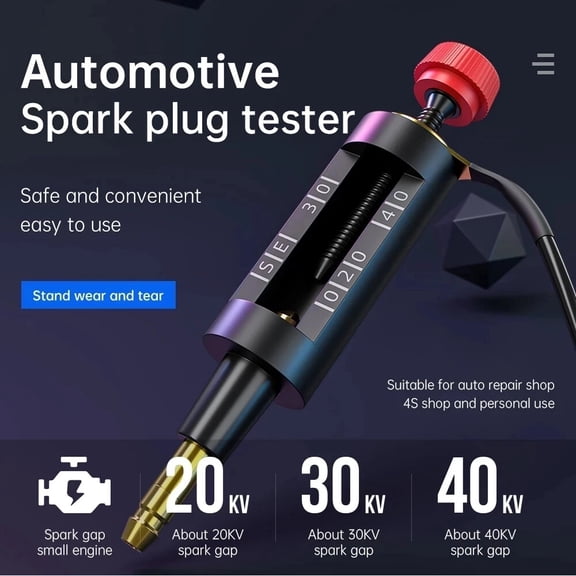 New 12V Adjustable Car Spark Plug Tester Pick Up Coil Diagnostic Tool Ignition