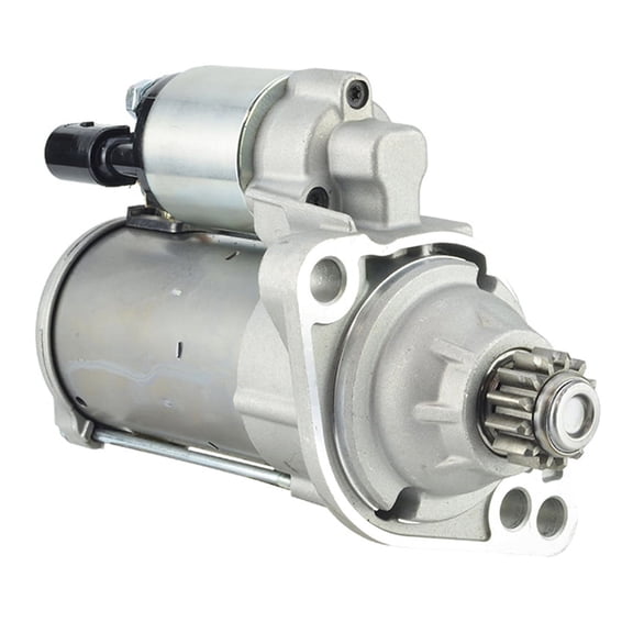 New 12V CCW Starter Motor Compatible With Audi Bosch Jetta Volkswagen Volkswagen Passat Beetle Golf Jetta Quattro A3 1.8L L4 1798CC 2012-2014 2015 2016 By Part Numbers 02Z911024F SR0783X 02Z911024FX