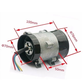 New 12V Car Electric Turbo Supercharger Kit Air Intake Fan Boost w/50A Brushless ESC