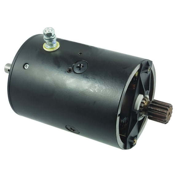 12V Electric Motor Compatible with Warn Winch Bellview CCW 14-Tooth Gear Slotted Shaft Heavy Duty 4-Coil Field 5/16-24 Terminal 18 lbs Replaces 46-3650 MHT6101 MHT7101 160-801