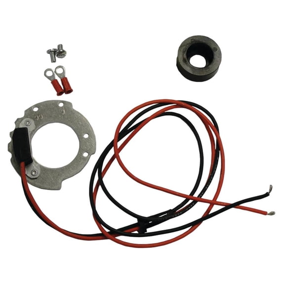 Points to Electronic Ignition Conversion Kit Compatible with Ford 300 8N NAA 600 700 800 900 Series 2000 4000 4-Cylinder Gas 12V Negative Ground Side Mount Replaces 1244A 1244 EF4