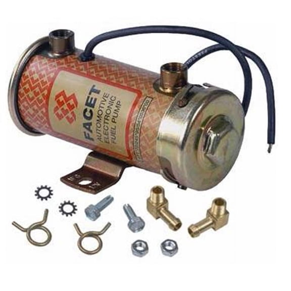 New Facet Gold-Flo 12V Fuel Pump Kit Compatible with Case John Deere Westerbeke Marine Diesel Military 32 GPH 476459E 170352C1 39275 W8841OT2 FEP59SV 476459N 476818 480569 200HP