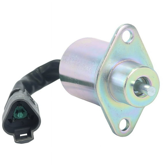 New 12V Fuel Shut Down Solenoid Compatible With Caterpillar Skid Hyster Perkins Hyster Industrial Engines By Part Numbers 2848A278 SA493412 1457906