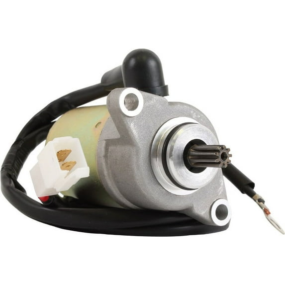Starter 12V 9 Tooth CCW Compatible with 1997-2007 Arctic Cat 50 90 Youth ATV Yamaha YQ100 Aerox YW100 BWS Aprilia Scarabeo MBK Nitro Ovetto Benelli K2 3301-142 AP8510653 Mitsuba PMDD