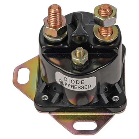 New Starter Solenoid Compatible With Ford Mustang F-Series Bronco Ranger Explorer E-Series Econoline Lincoln Town Car Mercury 1985-1996 Premium 12V Starter - E5TZ-11450-A E79F-11450-AB