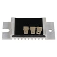 thumbnail image 1 of Voltage Regulator Compatible with Ferris 5900809 5900810 5900813 5900815 5900833 5900840 5900854 Commercial Mower Kawasaki Engine 21066-7011 20 Amp 12V 6 Terminal Charging Replacement, 1 of 2