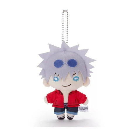 New 12cm Anime Plush Pendant Jujutsu Kaisen Satoru Gojo Geto Suguru Cosplay Mini Doll Stuffed Decorative Toy