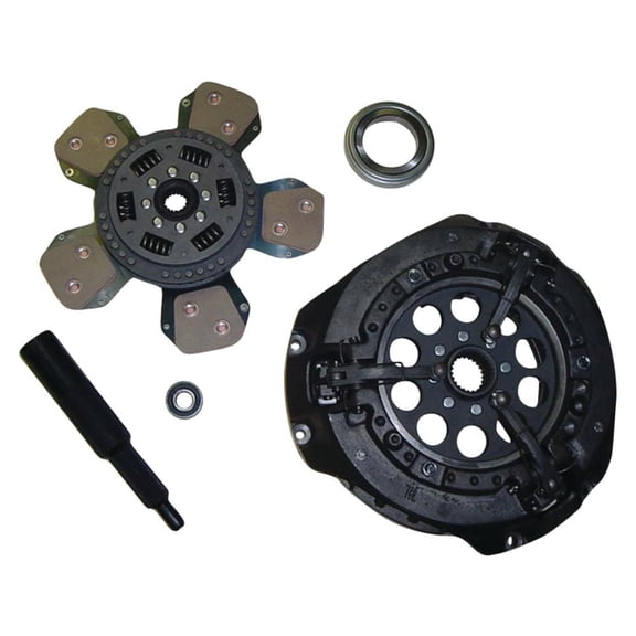 Clutch Kit Compatible with Massey Ferguson 375 390 393 396 398 399 4245 4255 4265 4270 4355 4370 Tractor 13" Double 21 Spline Split Torque Perkins 3701015M91 3613975M91 APPLICATIONS