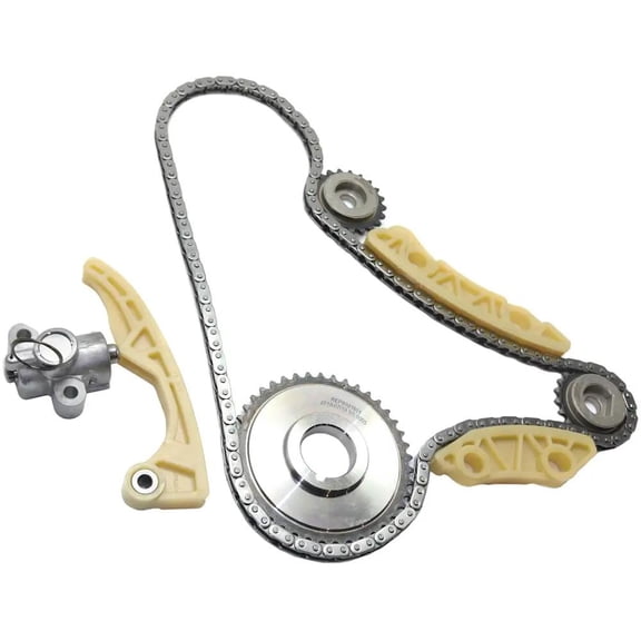 New 134 Links Balance Shaft Kit Compatible With Pontiac Saturn Vue Green Line 4 Cyl 2.4L Aura Hybrid 4 Cyl 2.4L LW200 Base 4 Cyl 2.2L L300 1 4 Cyl 2.2L 2000-2017 By REPB381601