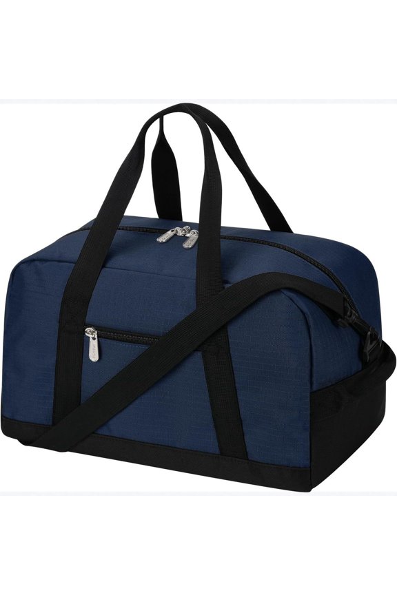 New 14 Inch Small Gym Bag, Large Capacity Lightweight Duffle Bag With Adjustable Length Shoulder Strap, Unisex Sports Travel Carry On Bag