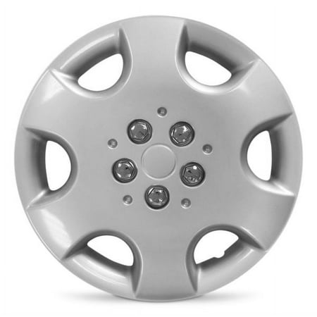 New 15 inch Hubcaps for Chrysler PT Cruiser 03-10 Silver Painted Plastic
