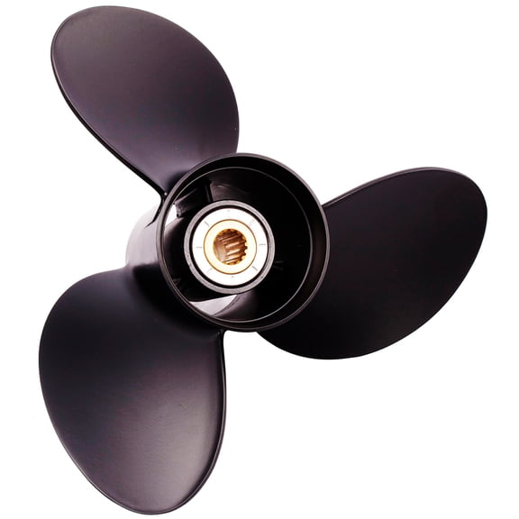 Aluminum Propeller Compatible with 2003-2021 Suzuki DF150 DF225 DF250 4-Stroke 15-Spline Right Hand Outboard 16 x 13