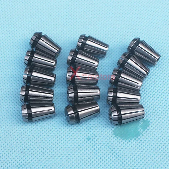 New 15Pcs Er11 Spring Collet Set 1/16"-3/4" Cnc Super Precision Milling Tool
