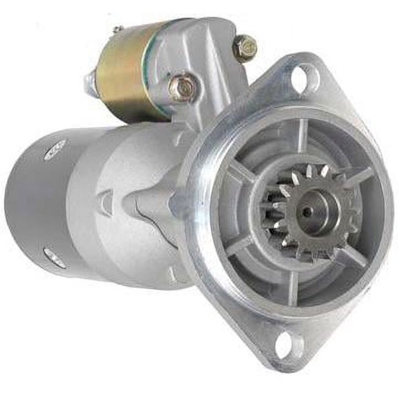 Gear Reduction Starter Motor 12V 15T CW Compatible with 1973-1990 Yanmar Combine Diesel 2T75UC 3T72HC Engine OSGR 1.2kW 44.1mm Pinion 124976-77010 S114-349 2-Cyl 124976-77011