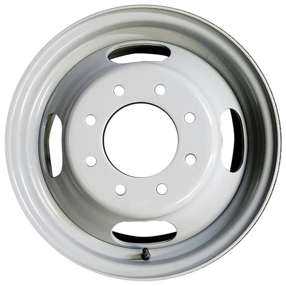 For Chevy Express GMC Savana Sierra Silverado 3500 Steel OEM Design Wheel 16" Dually GRAY 2001-2025 GRAY Single Replacement Rim