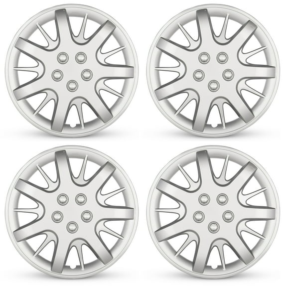 New 16 Inch Hubcaps For 2003-2011 Chevrolet Impala - Set of 4 Silver - Wheel Covers