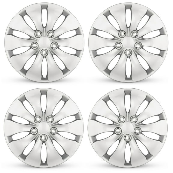 New 16 Inch Hubcaps For 2008-2012 Honda Accord - Set of 4 Silver - Wheel Covers