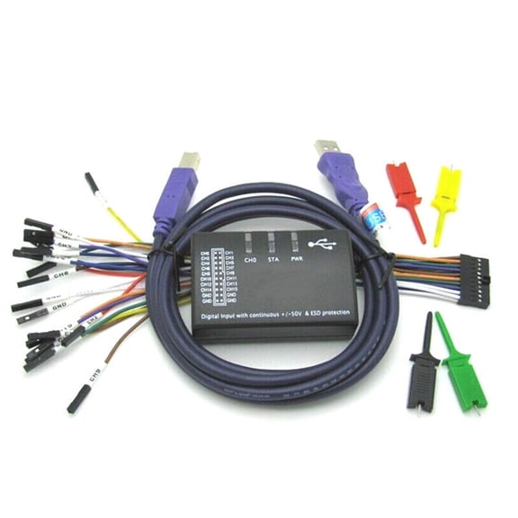 New 16Ch 100MHz USB Logic Analyzer for ARM FPGA