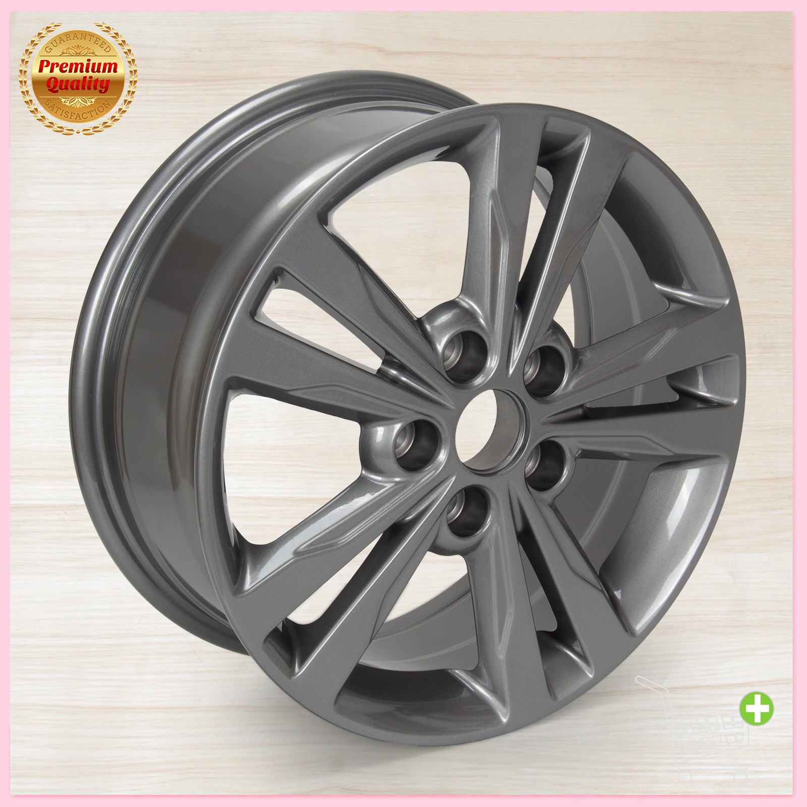 Hyundai Elantra 2016-2018 OEM Wheel Rim – 16 Inch, 5x114.3 Bolt Pattern, 50mm Offset, Charcoal Finish