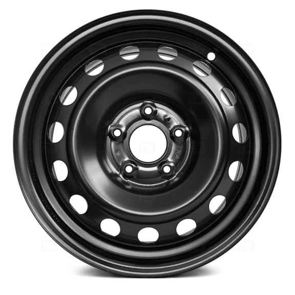 New 16x6.5 Painted Black Steel Wheel for 2006-2010 Kia Optima 5x115 13 Hole Factory Replacement OE 529102G451 Hollander 560-74597 Rim