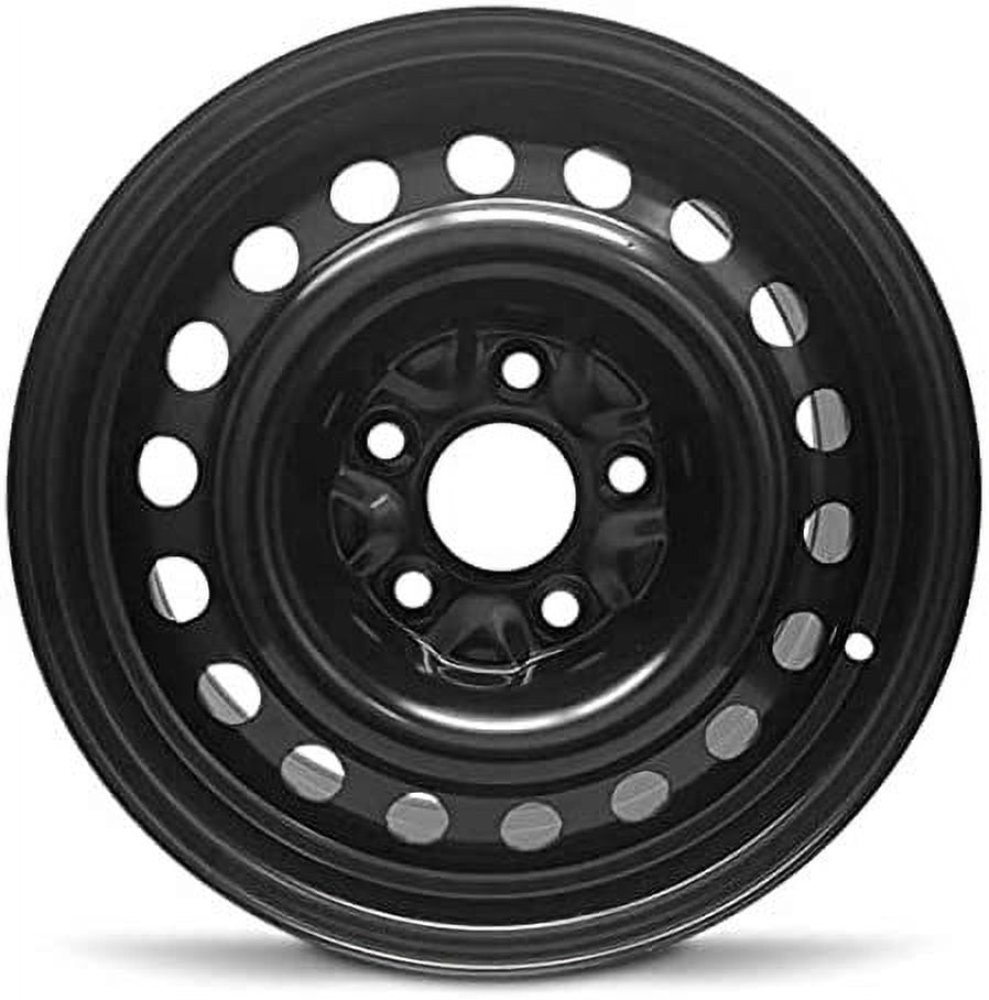Caravan Wheel Rim New 16x6.5 inch Wheel for Dodge Caravan (08-13) Black Painted Steel Rim ...
