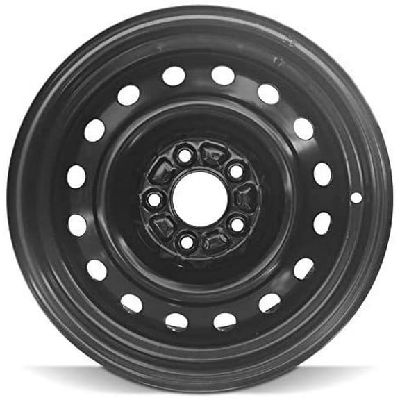 New 16x6.5 inch Wheel for Mercury Milan (06-11) Black Painted Steel Rim