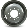 thumbnail image 1 of New 16x6 inch Wheel for Ford F350SD (99-04) DRW Grey Painted Steel Rim, 1 of 5