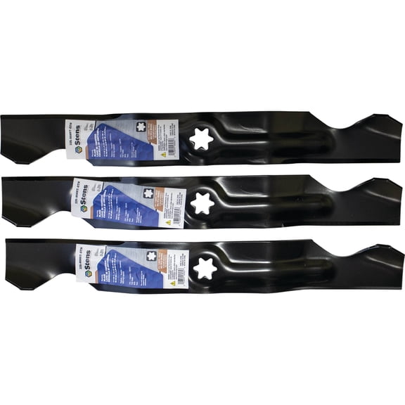 17-7/8 In Mulching Blade Star Center Hole 2-1/2 Wide Compatible with Craftsman MTD Cub Cadet SLTX1050 Troy-Bilt Toro GT2100 Huskee 50 In Deck Riding Mower Replaces 942-04053C 742-04053C