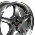 thumbnail image 1 of New 17 Inch Aluminum Wheel for 79-93 Ford Mustang Cobra Anthracite Rim, 1 of 5