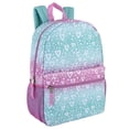 thumbnail image 1 of Girls 17 Inch Backpack with Front Zippered Pocket and Side Mesh Pockets for School, Camp, Hiking, Commuting and Travel in Ombre Hearts, 1 of 7