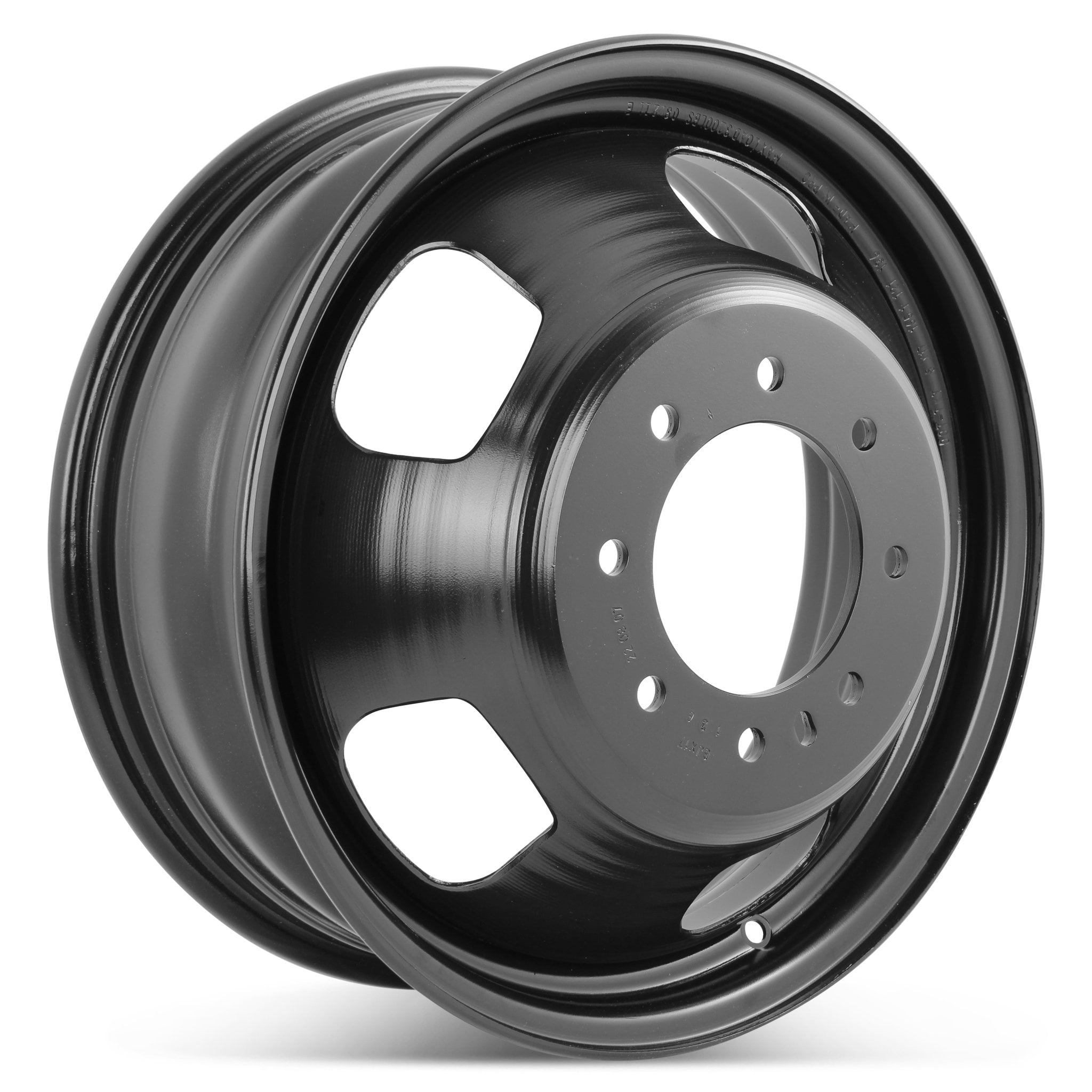 OEM Replica 17x6 Steel Dually Wheel Rim For Dodge Ram 3500 (2003-2018) - Black