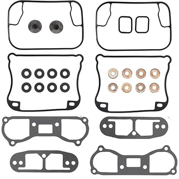 New 17042-92 Rocker Box Gasket Kit Steel Base Gaskets for Harley Evolution 1340cc Big Twin 1992-1999