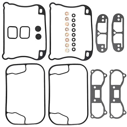New 17042-92 Rocker Box Gasket Kit Steel Base Gaskets for Harley Evolution 1340cc Big Twin 1992-1999