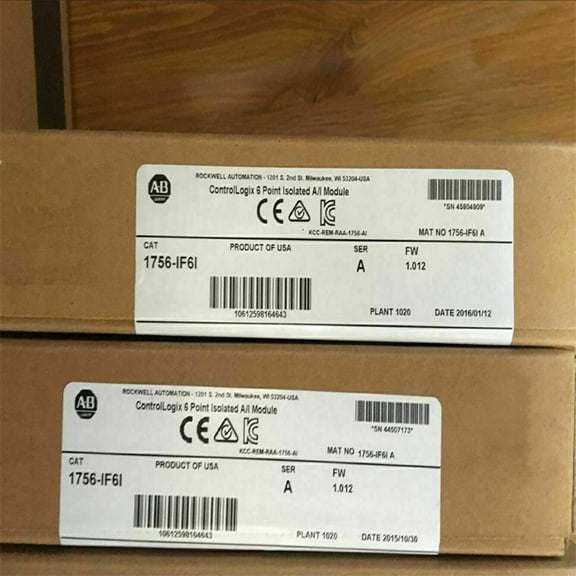 New 1756-IF6I 6 Point Isolated A/I Module1756-IF6I