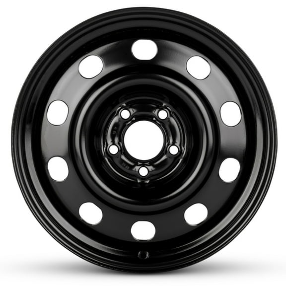 New 17x7.5 inch Wheel for Ford Crown Victoria 06-11 Black Painted Steel Rim